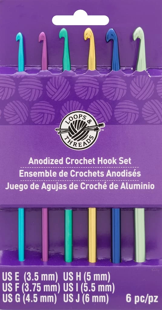 Best Pirce π― Anodized Crochet Hook Set by Loops & Threads®, E-J β¨ 6 Best Pirce π― Anodized Crochet Hook Set by Loops & Threads®, E-J β¨ - Image 4