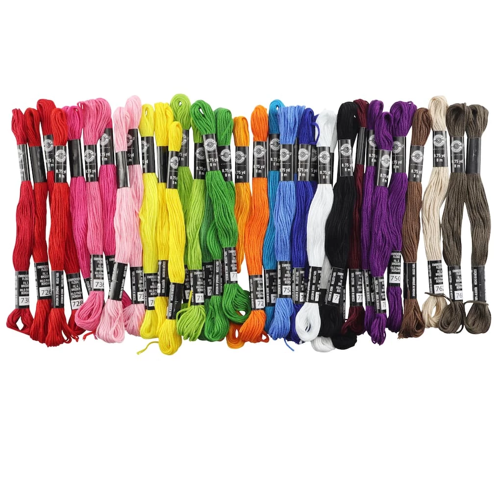 Cheapest π€© 12 Packs: 36 ct. (432 total) Primary Embroidery Floss by Loops & Threads™ π 3 Cheapest π€© 12 Packs: 36 ct. (432 total) Primary Embroidery Floss by Loops & Threads™ π