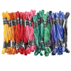 Budget ⌛ Variegated Embroidery Floss Loops & Threads™, 36ct. 🔔