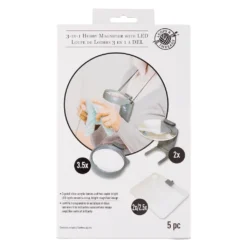 Top 10 ⌛ 3-in-1 Hobby Magnifier with LED by Loops & Threads® 👏 -Cheap The Yarnova Store 10230824 30