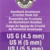 Flash Sale ⭐ Anodized Aluminum Crochet Hook Set by Loops & Threads®, G-I 😍 -Cheap The Yarnova Store 10248696 u
