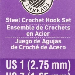 Promo 🥰 Steel Crochet Hook Set by Loops & Threads®, 1/7/10 🛒