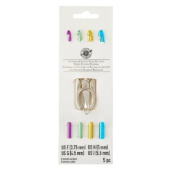 Budget 🔔 Aluminum Crochet Hook Set with Scissors by Loops & Threads® 🛒