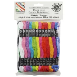 Flash Sale ❤️ 12 Packs: 36 ct. (432 total) Pastel Craft Cord by Loops & Threads® ❤️ -Cheap The Yarnova Store 10330799 1 1