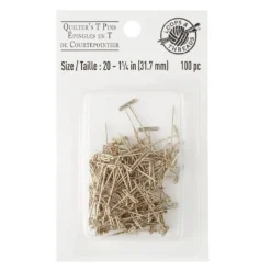 Coupon 💯 Loops & Threads™ Quilter's T-Pins, 1 1/4" 🛒 -Cheap The Yarnova Store 10340865 30