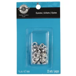 Promo β¨ 12 Packs: 25 ct. (300 total) 3/16" Silver Eyelets by Loops & Threads™ β