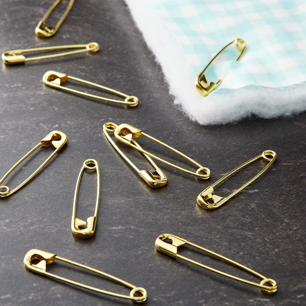 Flash Sale π 12 Packs: 20 ct. (240 total) 2" Gold Quilter's Safety Pins by Loops & Threads™ π₯° 4 Flash Sale π 12 Packs: 20 ct. (240 total) 2" Gold Quilter's Safety Pins by Loops & Threads™ π₯° - Image 2