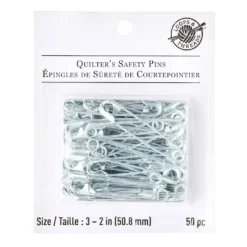 Outlet ✔️ Loops & Threads™ Quilter's Safety Pins, Silver, 2" 🛒
