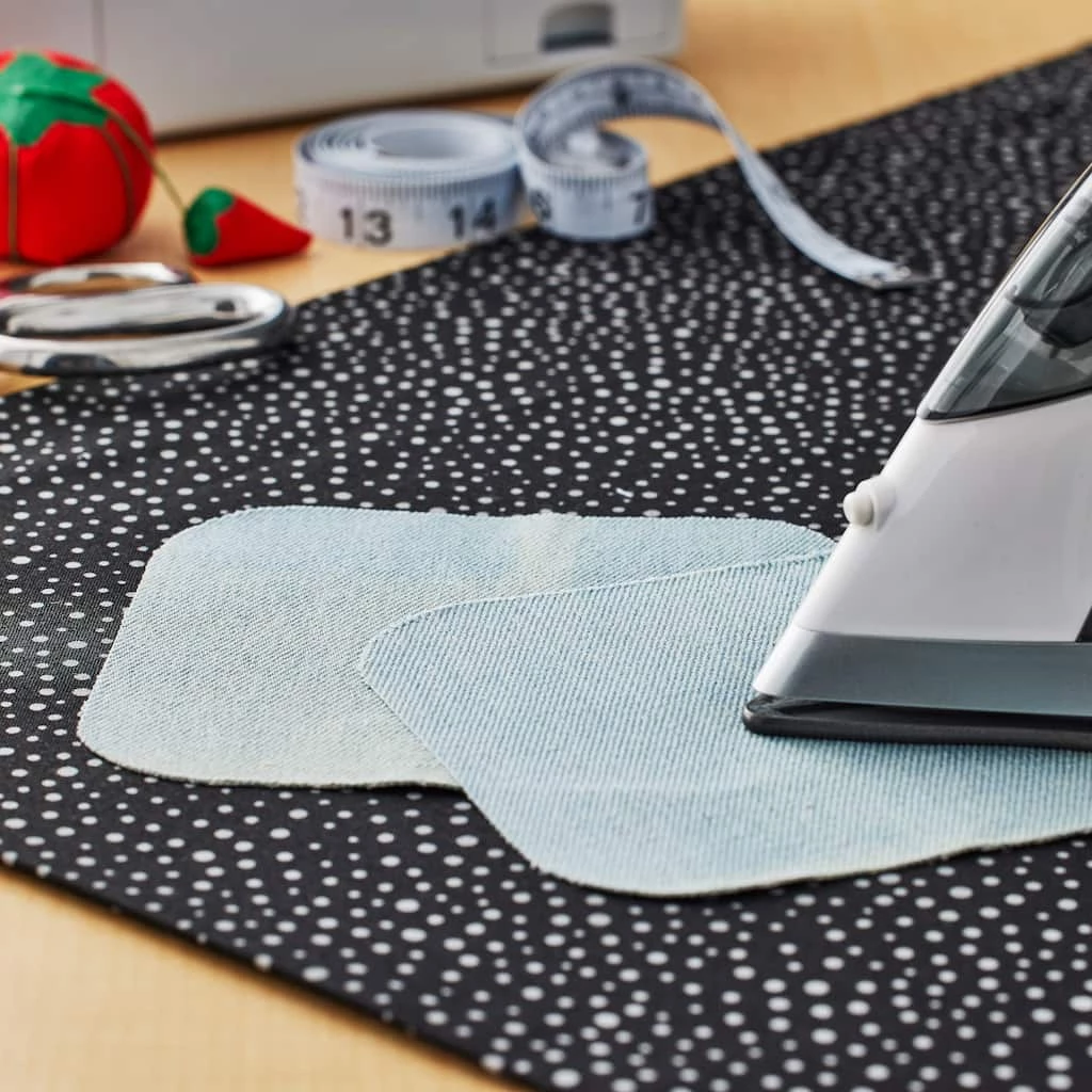 New π 24 Packs: 2 ct. (48 total) Stonewashed Denim Patches by Loops & Threads™ π 6 New π 24 Packs: 2 ct. (48 total) Stonewashed Denim Patches by Loops & Threads™ π - Image 4