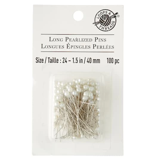 Best deal 🥰 Loops & Threads™ Long Pearlized Pins ❤️ 8 Best deal 🥰 Loops & Threads™ Long Pearlized Pins ❤️ - Image 6