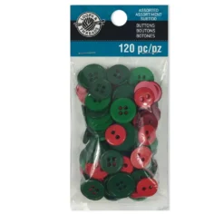 Best deal ✔️ 12 Packs: 120 ct. (1,440 total) Colors We Love 👍 Christmas Buttons by Loops & Threads® ⌛ -Cheap The Yarnova Store 10509313