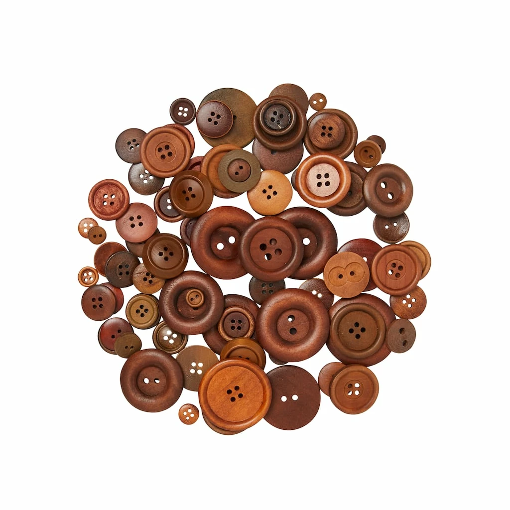 Best deal π Brown Wooden Buttons By Loops & Threads® β¨ 5 Best deal π Brown Wooden Buttons By Loops & Threads® β¨ - Image 3