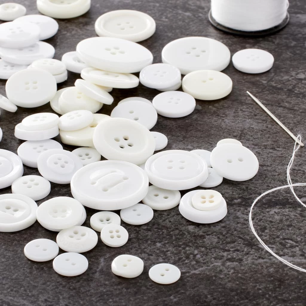 Top 10 π White Buttons Value Pack By Loops & Threads® π₯ 4 Top 10 π White Buttons Value Pack By Loops & Threads® π₯ - Image 2