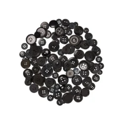 Cheap 👏 Black Buttons Value Pack By Loops & Threads® 🤩 -Cheap The Yarnova Store 10509322 12