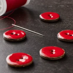 New 🥰 Favorite Findings Red Coconut Buttons By Loops & Threads® ⭐ -Cheap The Yarnova Store 10509349 20