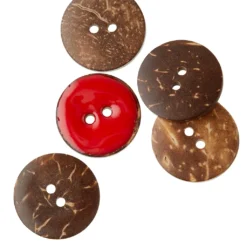 New 🥰 Favorite Findings Red Coconut Buttons By Loops & Threads® ⭐ -Cheap The Yarnova Store 10509349 31