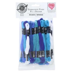 Discount 💯 12 Packs: 36 ct. (432 total) Blues Embroidery Floss by Loops & Threads® 🤩 -Cheap The Yarnova Store 10545663 1
