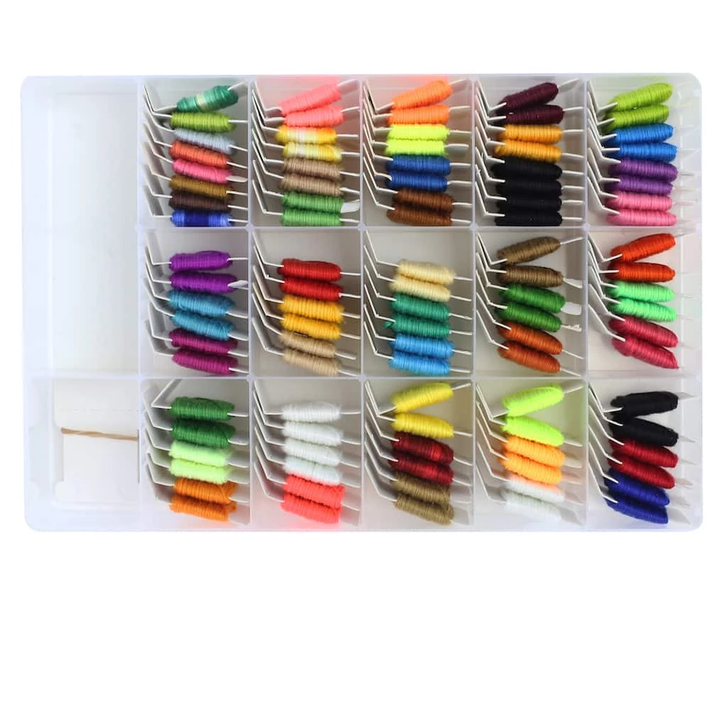 Buy ⌛ 12 Pack: Embroidery Floss Organizer Kit by Loops & Threads® ⌛ 6 Buy ⌛ 12 Pack: Embroidery Floss Organizer Kit by Loops & Threads® ⌛ - Image 4