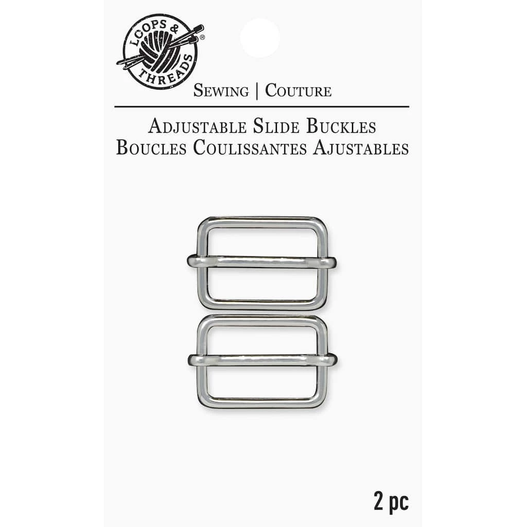 Best Sale π 12 Packs: 2 ct. (24 total) Adjustable Silver Slide Buckles by Loops & Threads® π€© 3 Best Sale π 12 Packs: 2 ct. (24 total) Adjustable Silver Slide Buckles by Loops & Threads® π€©