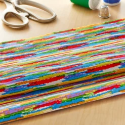 Brand new 🔥 Multicolor Design Cotton Fabric by Loops & Threads™ ⭐ -Cheap The Yarnova Store 10631297 20