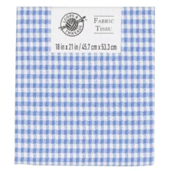 Hot Sale 👍 Blue & White Plaid Cotton Fabric by Loops & Threads™ 😍
