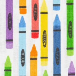 Cheap 🤩 Multicolor Crayon Cotton Fabric by Loops & Threads™ ❤️ -Cheap The Yarnova Store 10631301 3