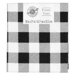 Best deal 🌟 Black Check Cotton Fabric by Loops & Threads™ 😉