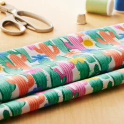 Hot Sale 🥰 Cactus Cotton Fabric by Loops & Threads™ 🔥 -Cheap The Yarnova Store 10631312 20