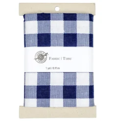 Best Sale ✨ Navy & White Buffalo Check Cotton Fabric Bundle by Loops & Threads™ ⌛