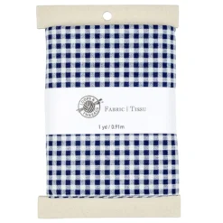 Coupon ⌛ Navy & White Checkered Cotton Fabric Bundle by Loops & Threads™ ⭐