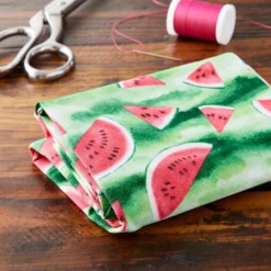 Flash Sale ⭐ Green Watermelon Cotton Fabric Bundle by Loops & Threads™ ⌛ -Cheap The Yarnova Store 10631330 20