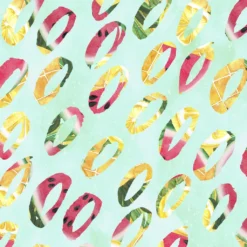 New 🤩 Turquoise Cotton Fabric Bundle by Loops & Threads™ 🔔 -Cheap The Yarnova Store 10631333 3