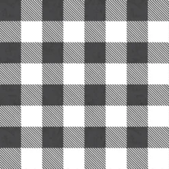 Best Sale ✨ Black & White Buffalo Check Cotton Fabric by Loops & Threads™ ⭐ -Cheap The Yarnova Store 10631342 3