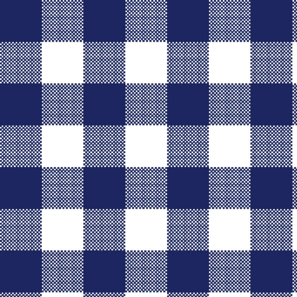Top 10 🥰 Navy & White Checkered Cotton Fabric Squares by Loops & Threads™ 🤩 6 Top 10 🥰 Navy & White Checkered Cotton Fabric Squares by Loops & Threads™ 🤩 - Image 4