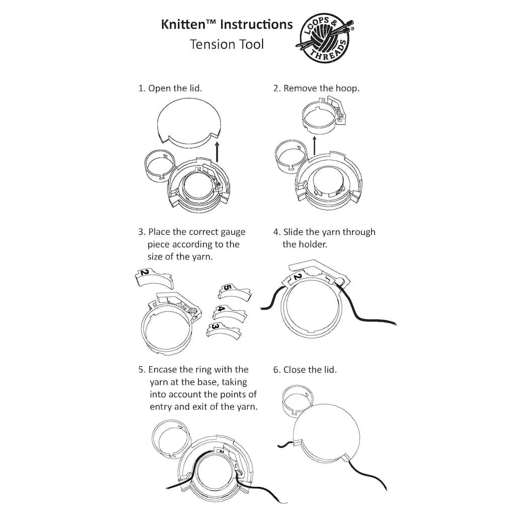 Hot Sale ⭐ Knitten™ Knit Tension Tool by Loops & Threads® ⭐ 5 Hot Sale ⭐ Knitten™ Knit Tension Tool by Loops & Threads® ⭐ - Image 3