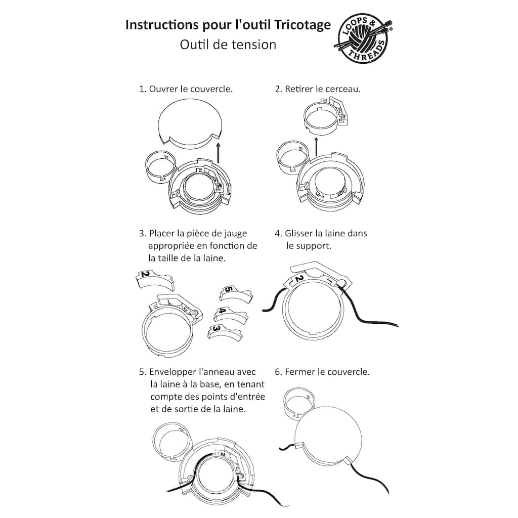 Hot Sale ⭐ Knitten™ Knit Tension Tool by Loops & Threads® ⭐ 6 Hot Sale ⭐ Knitten™ Knit Tension Tool by Loops & Threads® ⭐ - Image 4