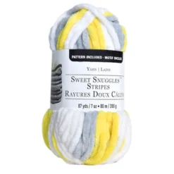 New ✨ 18 Pack: Sweet Snuggles™ Stripes Yarn by Loops & Threads® 😀 -Cheap The Yarnova Store 10640113 1