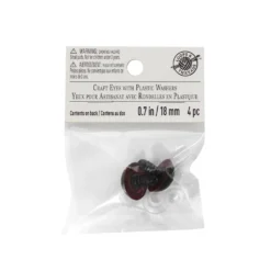 Wholesale 🧨 12 Pack: 18mm Craft Eyes with Plastic Washers by Loops & Threads™ 👏 -Cheap The Yarnova Store 10650813 3 1