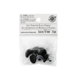 Best reviews of ⭐ 12 Pack: 17mm Craft Noses with Plastic Washers by Loops & Threads™ ✔️ -Cheap The Yarnova Store 10650814 3 1