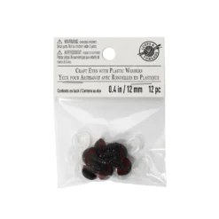 Coupon 👍 Craft Eyes with Plastic Washers Loops & Threads®, 12mm ⌛ -Cheap The Yarnova Store 10650815 3