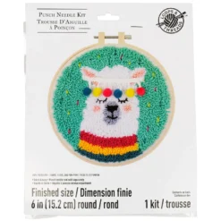 Deals 👏 Llama Punch Needle Kit by Loops & Threads® 🔔 -Cheap The Yarnova Store 10663957 1