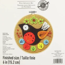 Cheap 👏 Birds Felt Applique Kit by Loops & Threads® 🎉 -Cheap The Yarnova Store 10663971 1