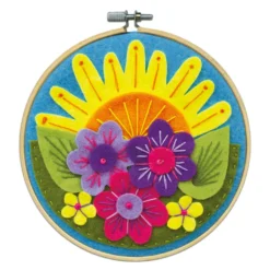 Cheapest 🥰 Sunrise Felt Applique Kit by Loops & Threads® 🔥