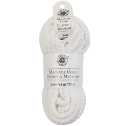 New ⌛ Macramé Cotton Cord by Loops & Threads®, 50ft. ❤️ -Cheap The Yarnova Store 10665953 1 1