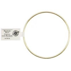Budget ⌛ 36 Pack: 4" Brass Macramé Hoop by Loops & Threads® ✨