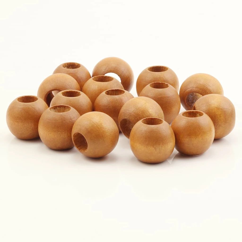Outlet π€© 12 Packs: 16 ct. (192 total) Maple Round Wood Beads, 20mm by Loops & Threads® β¨ 5 Outlet π€© 12 Packs: 16 ct. (192 total) Maple Round Wood Beads, 20mm by Loops & Threads® β¨ - Image 3