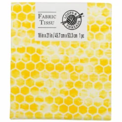 Cheap ⌛ Yellow Honeycomb Cotton Fabric Bundle by Loops & Threads™ 🔔