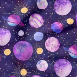Discount 💯 Purple Space Cotton Fabric Bundle by Loops & Threads™ 🔔 -Cheap The Yarnova Store 10691450 6