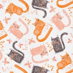 Best Sale 😀 Coral Cats Cotton Fabric Bundle by Loops & Threads™ 👍 -Cheap The Yarnova Store 10691456 5