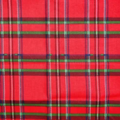 Outlet ⭐ Red Plaid Cotton Fabric by Loops & Threads® 🤩